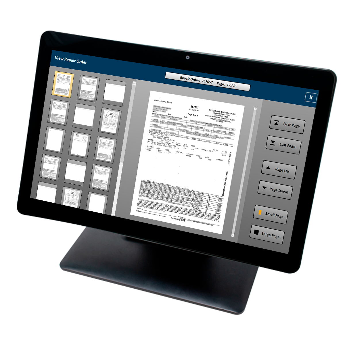 scanned document viewer